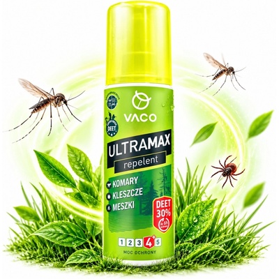 Vaco Max Deet 30% spray proti komárům a klíšťatům 100 ml