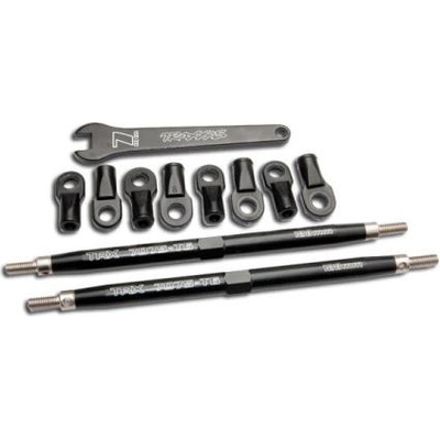 Traxxas биела 128mm алуминиева черна (2)