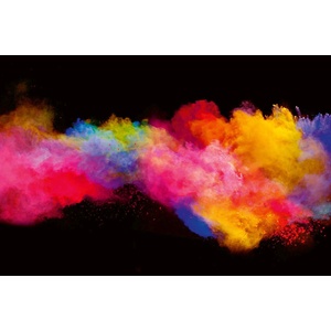 DIMEX ART Флизелинов фототапет цветна експлозия на прах 375 x 250 см
