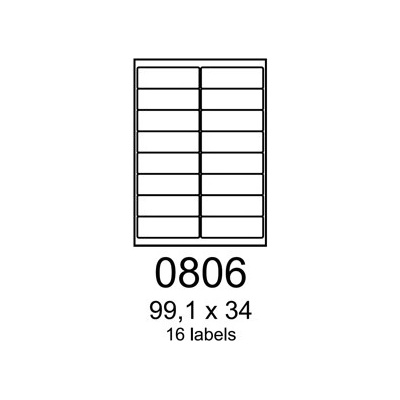Rayfilm R01000806A biele A4 100 list.