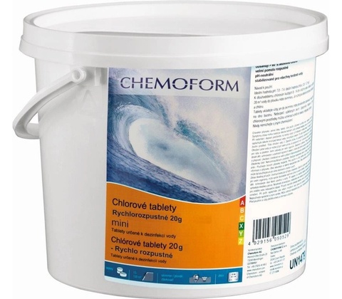 CHEMOFORM Chlórové tablety Mini rychlorozpustné 10 kg