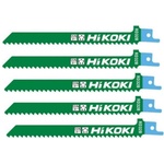 HiKOKI (Hitachi) - Комплект триони за дърво 6 TPI, дължина 150 мм, 5 бр. 752026 (752026)