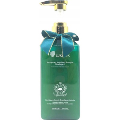 Luxelux hodvábny keratínový šampón na vlasy hydratačný 500 ml