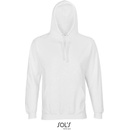 Sol's Condor Unisex mikina s kapuc. biela