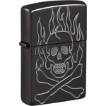 Zippo запалка ZIPPO - Armor® - Flaming Skull Design - 66115