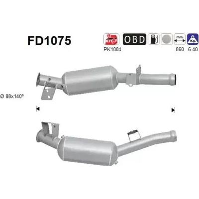 AS Filtr pevných částic ASA FD1075