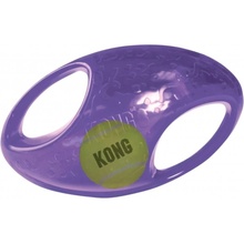 Kong Jumbler míč rugby guma + tenis. L/XL 22 x 12 cm