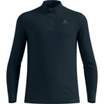 Odlo Мъжко мериносово термобельо Odlo Baselayer Top Turtle Neck L/S Half Zip Merino 2 Merino base layer - Dark Sapphire - размер XXL (015-1842-0215)