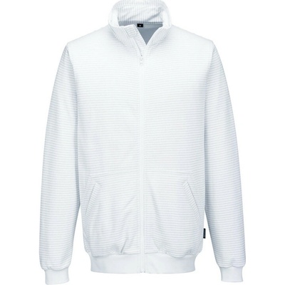 PORTWEST mikina AS25 na zip, antistatická ESD POR-AS25WHRL Bílá – Hledejceny.cz