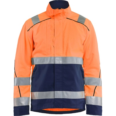 Blåkläder AB 4429 reflexní bunda oranžová/námornická modrá