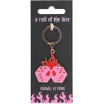 Spirit of Equinox Ключодържател Flaming Dice Keyring