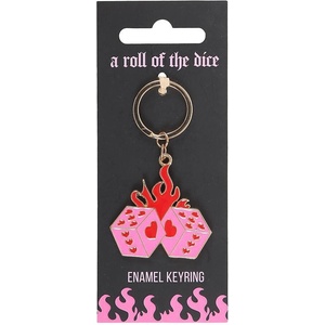 Spirit of Equinox Ключодържател Flaming Dice Keyring
