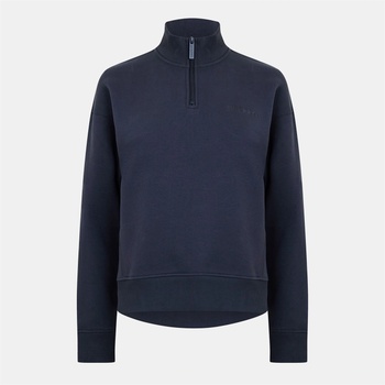 USA Pro Дамско горнище с цип USA Pro Quarter Zip Top Womens - Charcoal