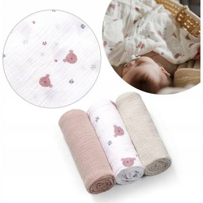 EgaKids BABY ONO 828/03 mušelínové plenky zmačkané super měkké ŠEDÉ