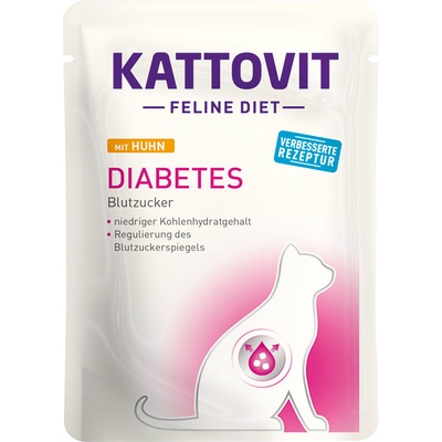 Kattovit Cat Diabetes/Gewicht kuře 85 g