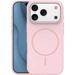  Калъф, съвместим с Magsafe Slim Silicone за iPhone 18 Pro Max, светло розов