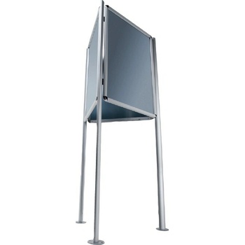 Jansen Display trojstrannýstojan s klaprámom A0 ostrý roh profil 32 mm