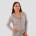 GymBeam Дамски суичър TRN Zip-Up Grey XS