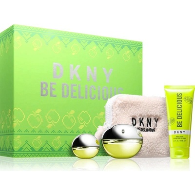 DKNY Be Delicious EDP 100 ml + EDP 15 ml + tělové mléko 100 ml dárková sada