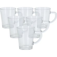 EH 6 dielna skleněných šálok na expresso 70 ml