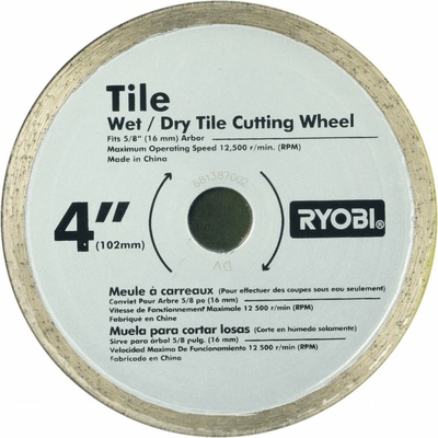 Ryobi TSB A1 pilový kotouč pro řez. na dlažbu 102 mm
