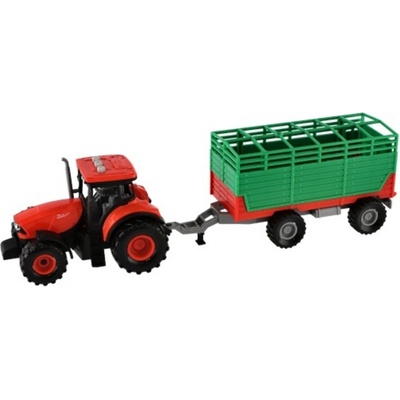 Teddies Traktor Zetor s vlečkou na setrvačník se světlem a zvukem