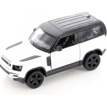Kinsmart Метална количка Kinsmart - Land Rover Defender 90, 1: 36, бяла (53094)