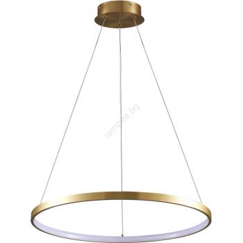 Polux Led Пендел lea led/20w/230v 4000k Ø 50 см златист (sa2213)