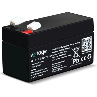 AGM Voltage 12V 1,2Ah VE12-1.2