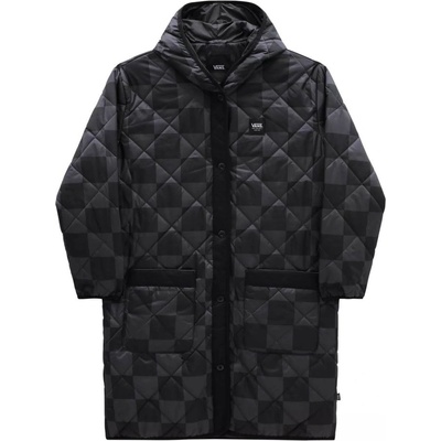 Vans Mason Long Hooded Liner Digi Jacket Black