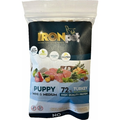 IRONpet Dog Puppy Mini & Medium Turkey 70 g