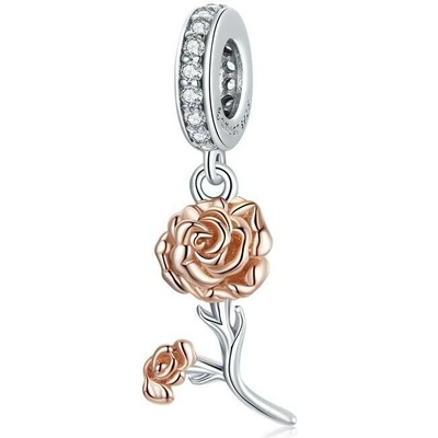 P&J Jewellery Stříbrný visací přívěsek Růže SB105