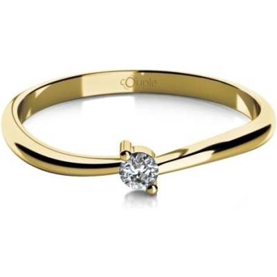 Couple prsten Lora žluté zlato s laboratorním diamantem 585 68 1 0653.0Z00.0.55.LEVS.000