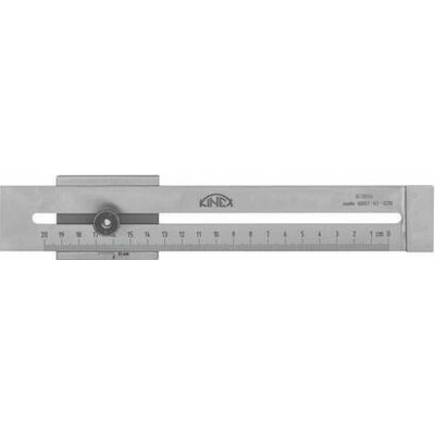 KINEX K-MET Přípravek na orýsování s mm stupnicí nerez 150 mm KI6007-07-015