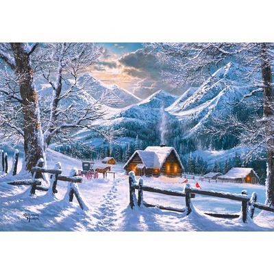 Castorland - Puzzle Snowy Morning - 1 500 piese