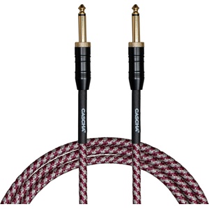 Cascha Professional Line Guitar Cable Tweed Red 3 m Директен - Директен Инструментален кабел (CCP-G2SRD3)