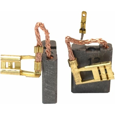 Asein 1999.08J Náhradní uhlíky (2ks) pro stroje DEWALT (6,3 x 16 x 26 mm), typ 539