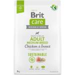 Brit BRIT Care Dog Sustainable Adult Medium Breed Chicken & Insect Храна за кучета, суха, за възрастни, средна порода, с пилешко и насекоми, 3 kg