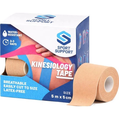 SportSupport Kineziologická tejpovací páska béžová 5 m × 5 cm