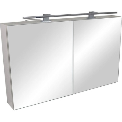 BPS-koupelny Zrcadlová skříňka s LED osvětlením Montana 100 ZS LED-CR, chrom