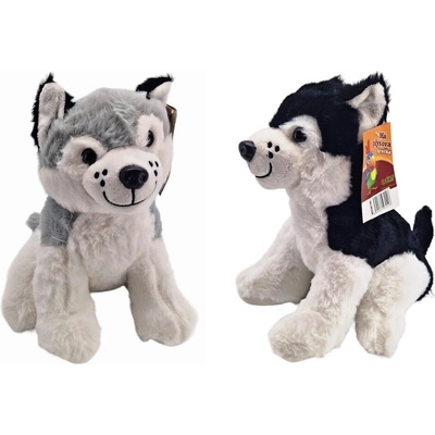 Pes Husky sivá 25 cm