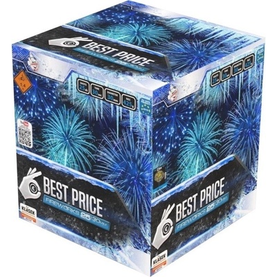 Kompaktný ohňostroj Best Price Frozen 25 ran 30 mm