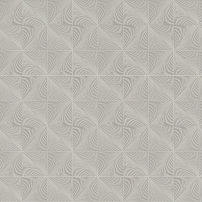 Grandeco CU3304 Sivá vliesová tapeta geometrický vzor, rozmery 0,53 x 10,05 m