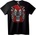NOONEBRAND Тениска с метъл дизайн на Skull - 7XL, White