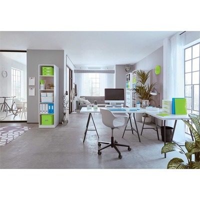 Leitz Style Jumbo A4 doska s gumičkou modrá 30 mm
