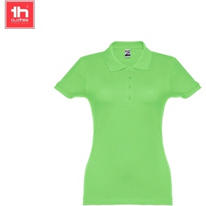 THCLOTHES Дамска тениска с яка eve от 100% памук (61061000)