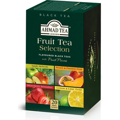 Ahmad Tea Výběr černých čajů s příchutí 20 x 2 g