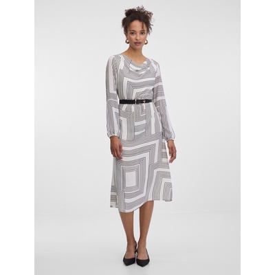 orsay Бяла дамска рокля с щампа до коляното ORSAY Orsay | Byal | ЖЕНИ | 34