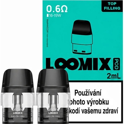 Aspire Loomix cartridge 2ml 0.6ohm