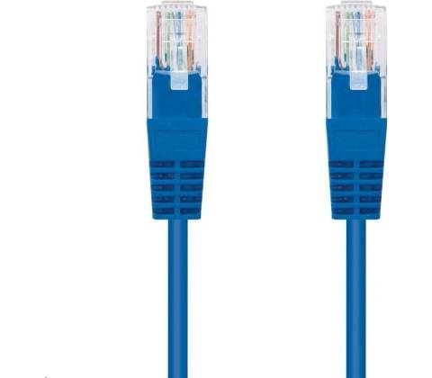 C-TECH CB-PP5-2B patch, Cat5e, UTP, 2m, modrý